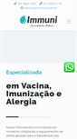 Mobile Screenshot of immuni.com.br